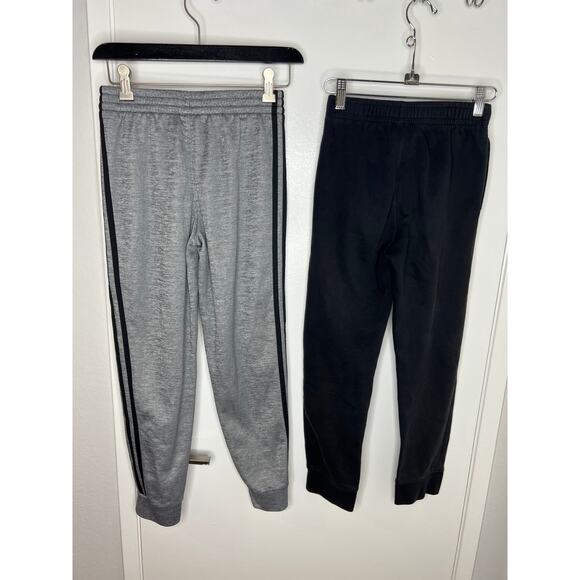 Adidas Hurley Youth Athletic Jogger Pants Lot of 2 Black Grey ~ Size 10/12 (M) - Picture 4 of 7